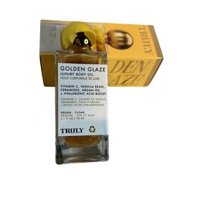 Truly Golden Glaze Luxury Body Oil Vanilla Bean Argan Oil
